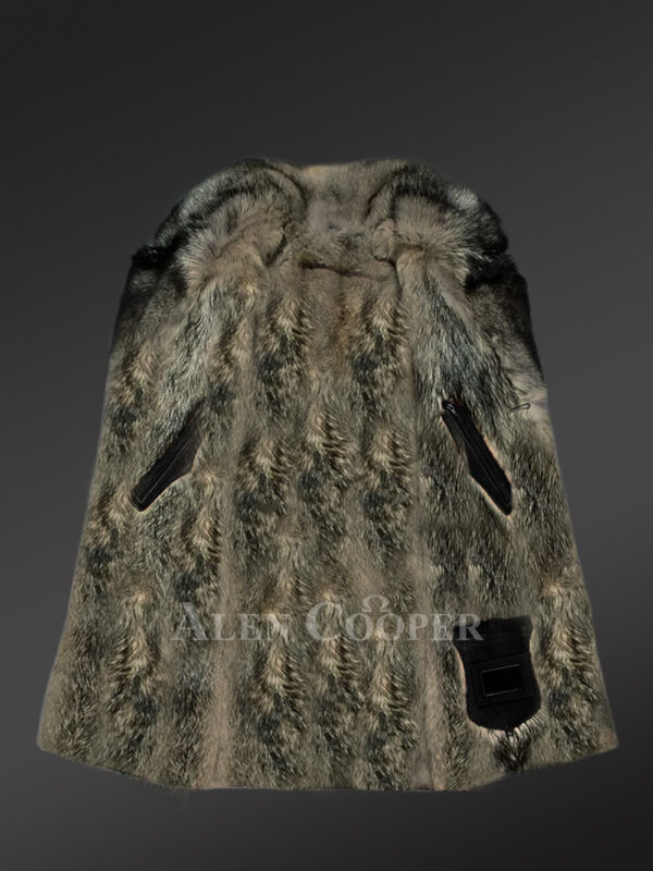 Genuine Lambskin Winter Coat with a Stylish Collar Shearling Fur - Image 2