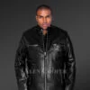 Mens Moto Leather Jacket