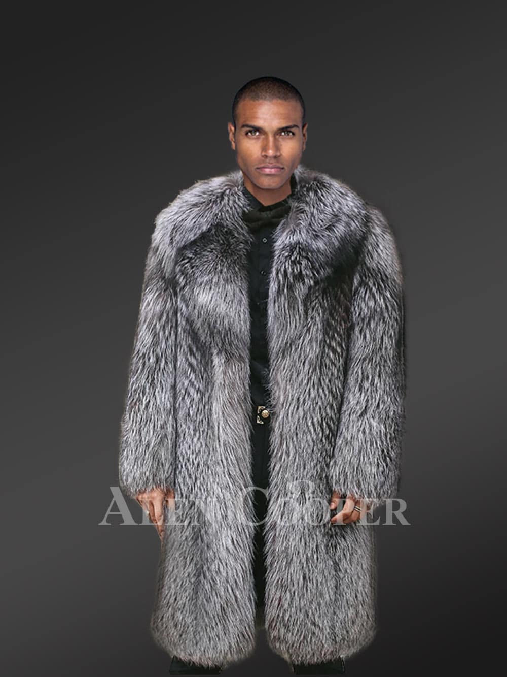 Luxury Silver Fox Coat