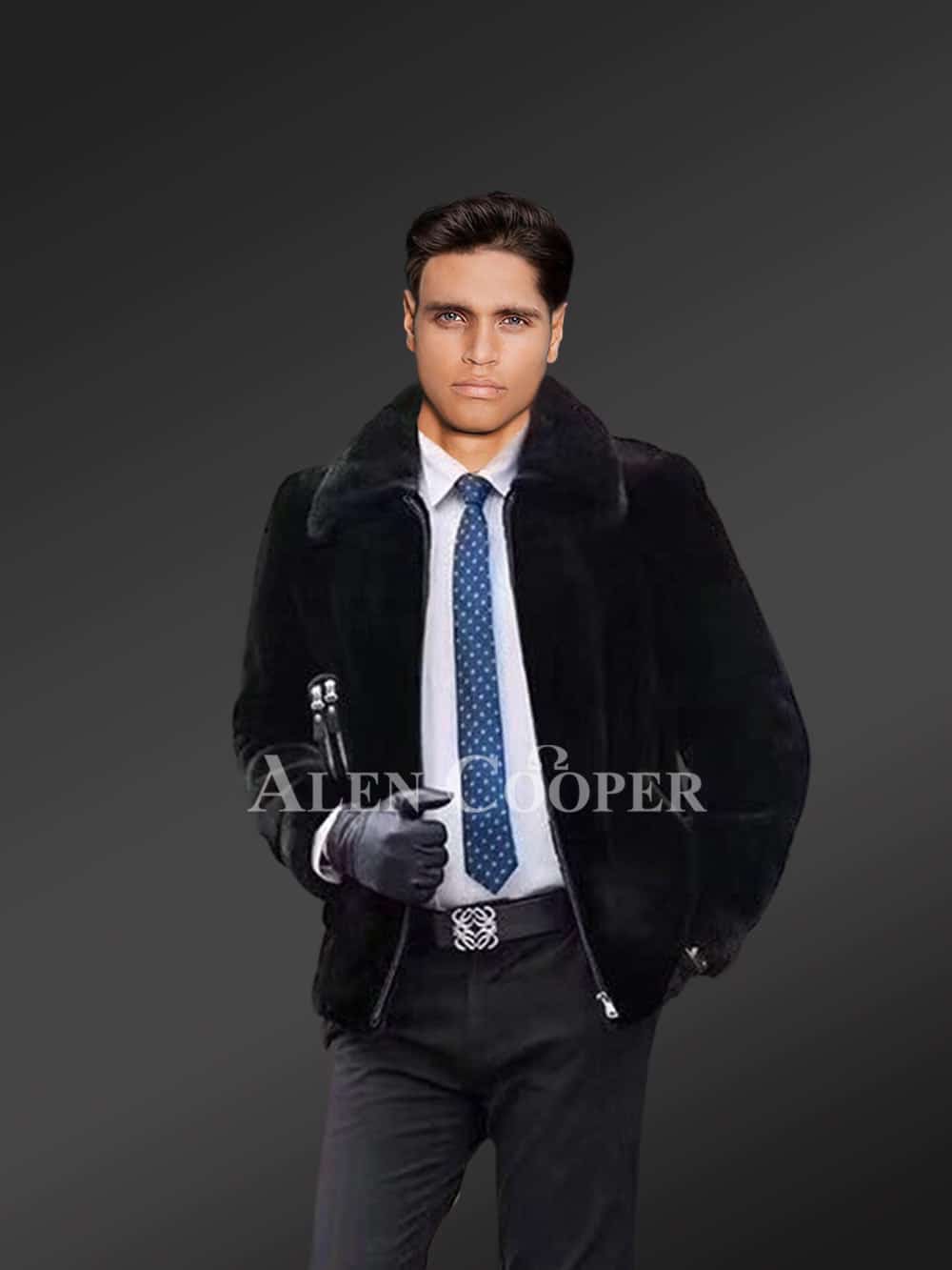 Alen Cooper Men's Fur Coat