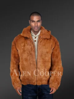 Mens Fur Faux Fur Rabbit Fur Lined Bomber Jacket Mens Natural Winter Coat  Locomotive Real Fur Coat Leather Real Raccoon Fur Parker Q231212 From 85,67  €