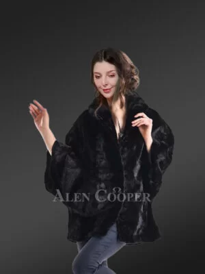 Women Mink Fur Coat