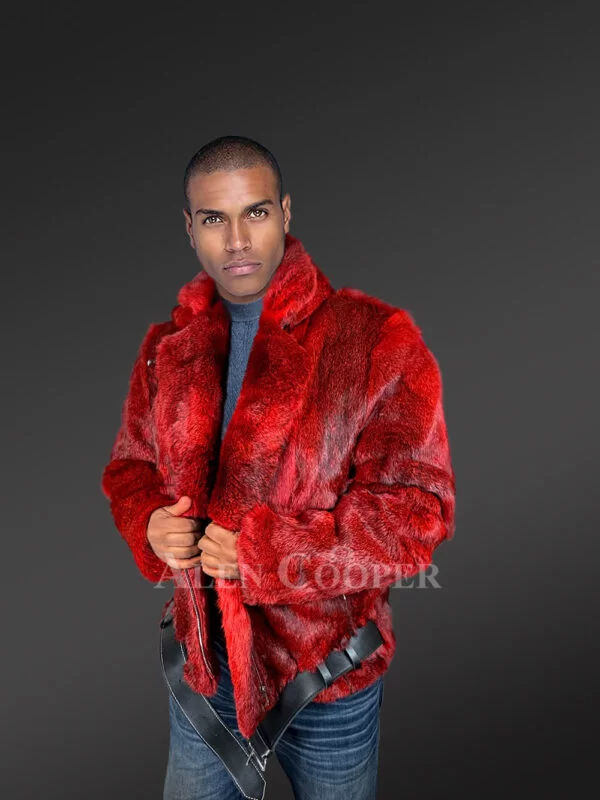 Men Should Wear Fur Coats  Faux fur coat men, Faux fur hooded