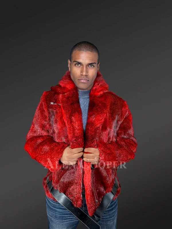 Fashion men's luxury big fur coat imitation fox fur coat long