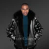 Real Sheepskin Shearling Coat for Men