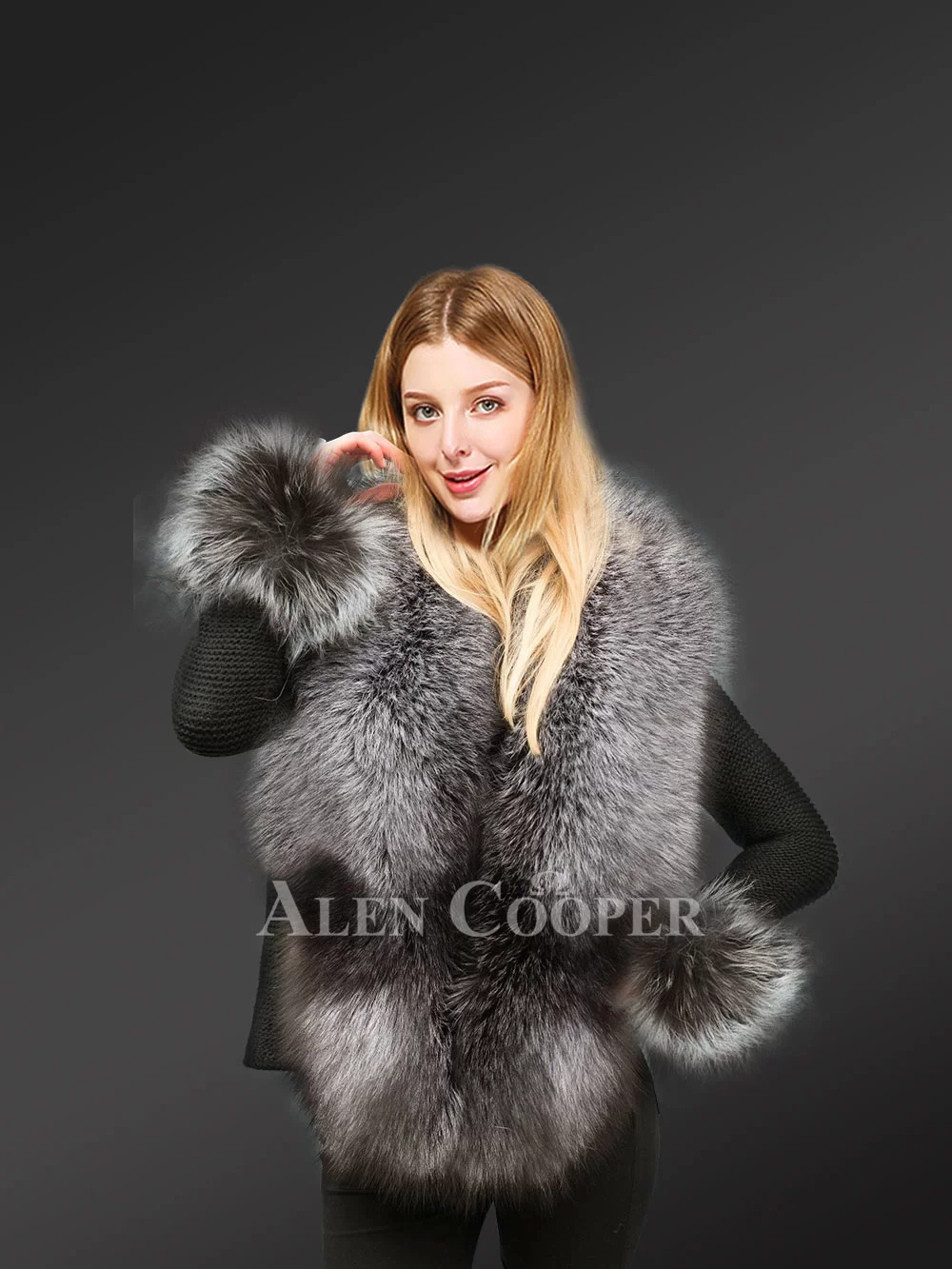 Boa for Tail Fox Detachable Stylish Women with Fur