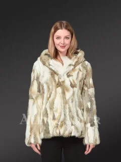 Rex Rabbit Diagonal Jacket 84300 – MARC KAUFMAN FURS