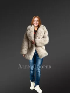 Alen Cooper Arctic Fox Fur Jacket for Men to Reinvent Your Masculinity