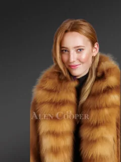 Alen Cooper Arctic Fox Fur Jacket for Men to Reinvent Your Masculinity