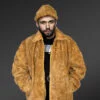 Persian Lamb Jacket With Hat In Yellow