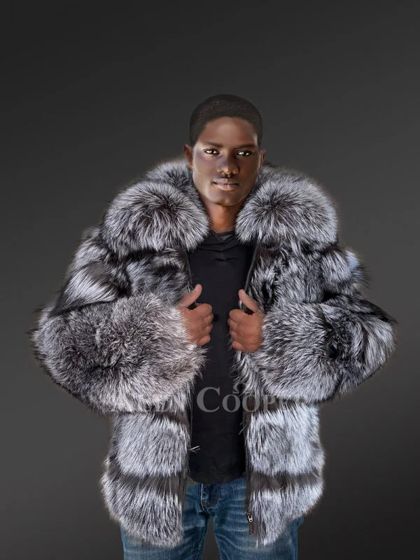 Bomber Fox Fur Jacket for Absolute Protection in Winter - Image 3