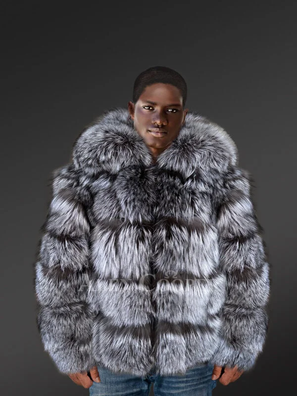 Bomber Fox Fur Jacket for Absolute Protection in Winter - Image 2