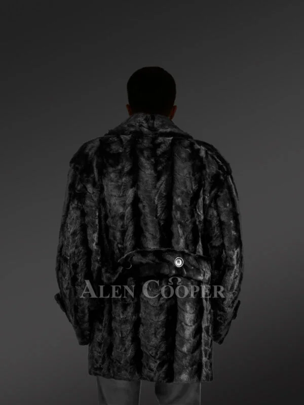 Mens Mink Pea Coat – Enjoy the Comfort & Elegance of Natural Fur - Image 10