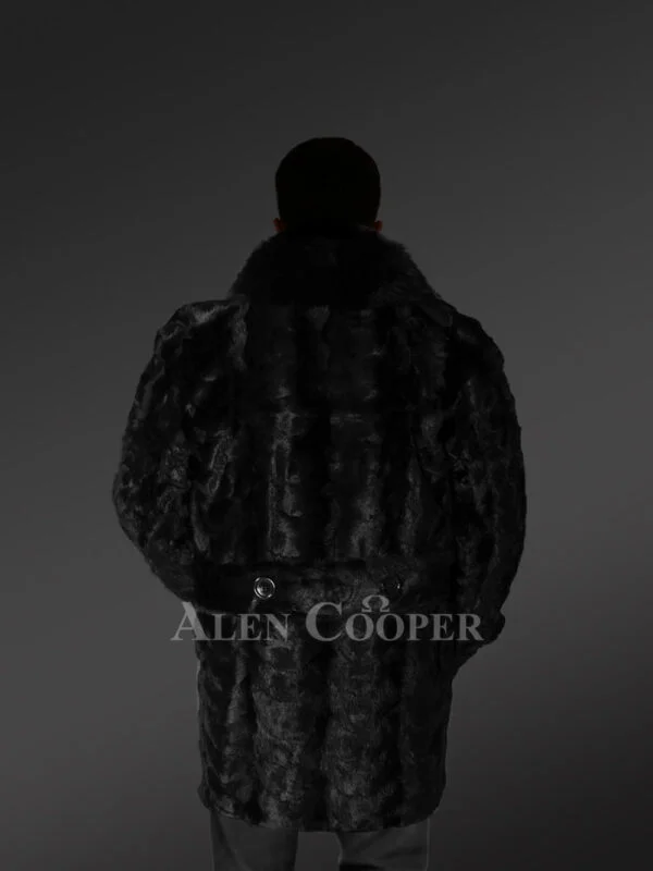 Mens Mink Pea Coat – Enjoy the Comfort & Elegance of Natural Fur - Image 11