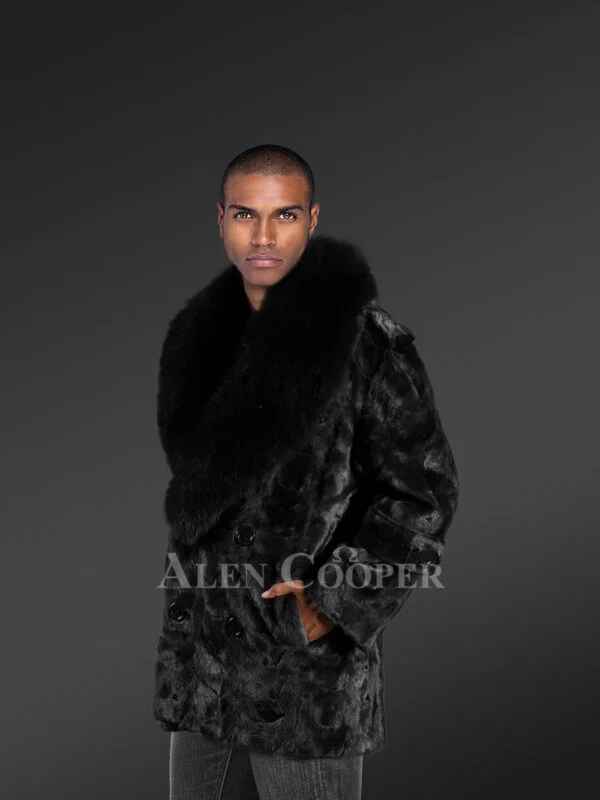 Mens Mink Pea Coat – Enjoy the Comfort & Elegance of Natural Fur - Image 6