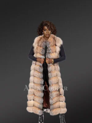 Crystal Fox Fur Vest