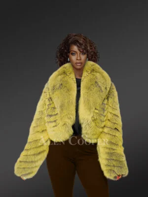 Women’s Fox Fur Crop Coat