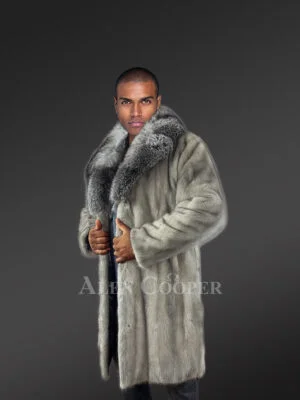 Full Skin Mink Coat for Men