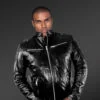 mens black lambskin leather jacket