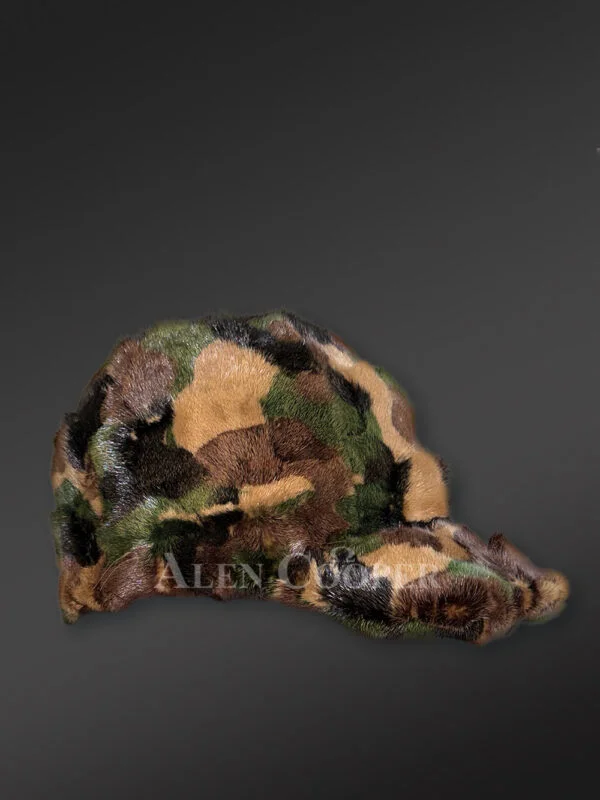 Men's Camouflage Mink Hat - Image 2