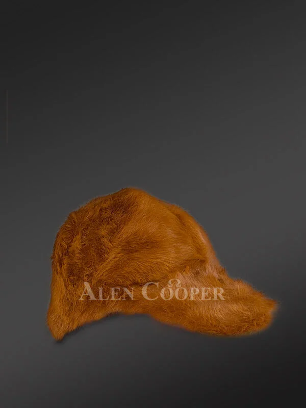 Men's Rabbit Baseball Hat in Tan - Image 3