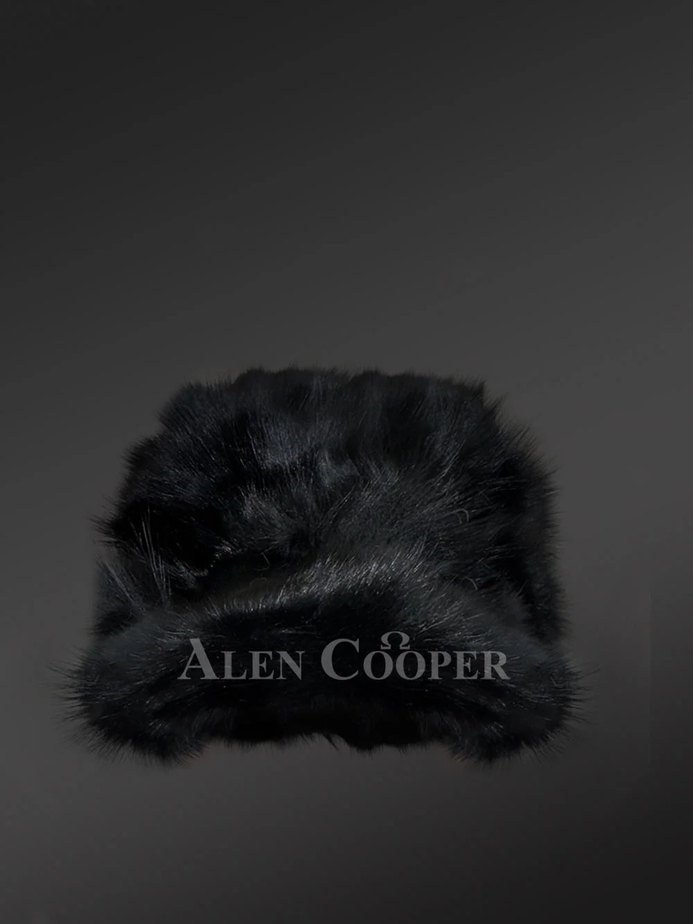 Men Fox Fur Baseball Hat