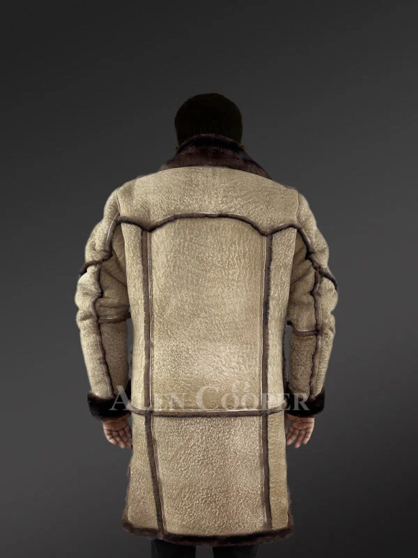 Men's 80's Classic Shearling Coat - Image 7