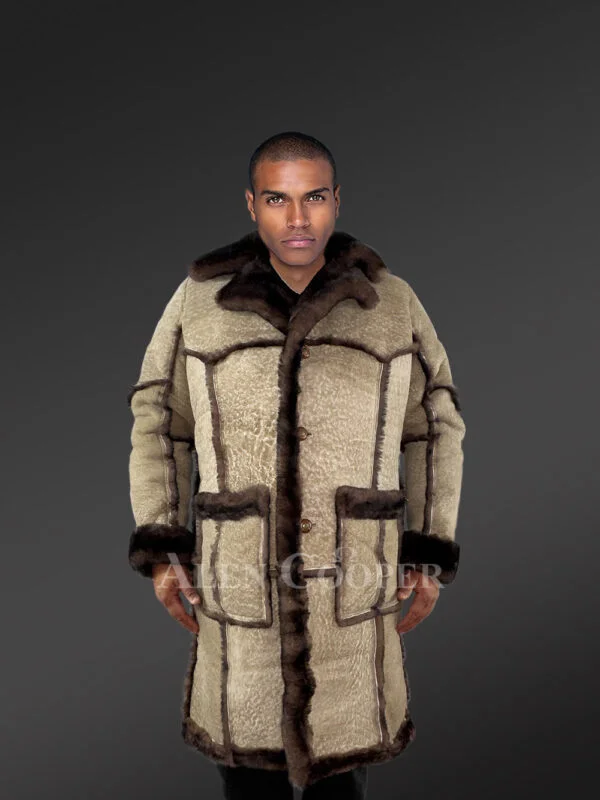 Men's 80's Classic Shearling Coat