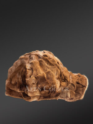 Whisky Brown Mink Fur Hat