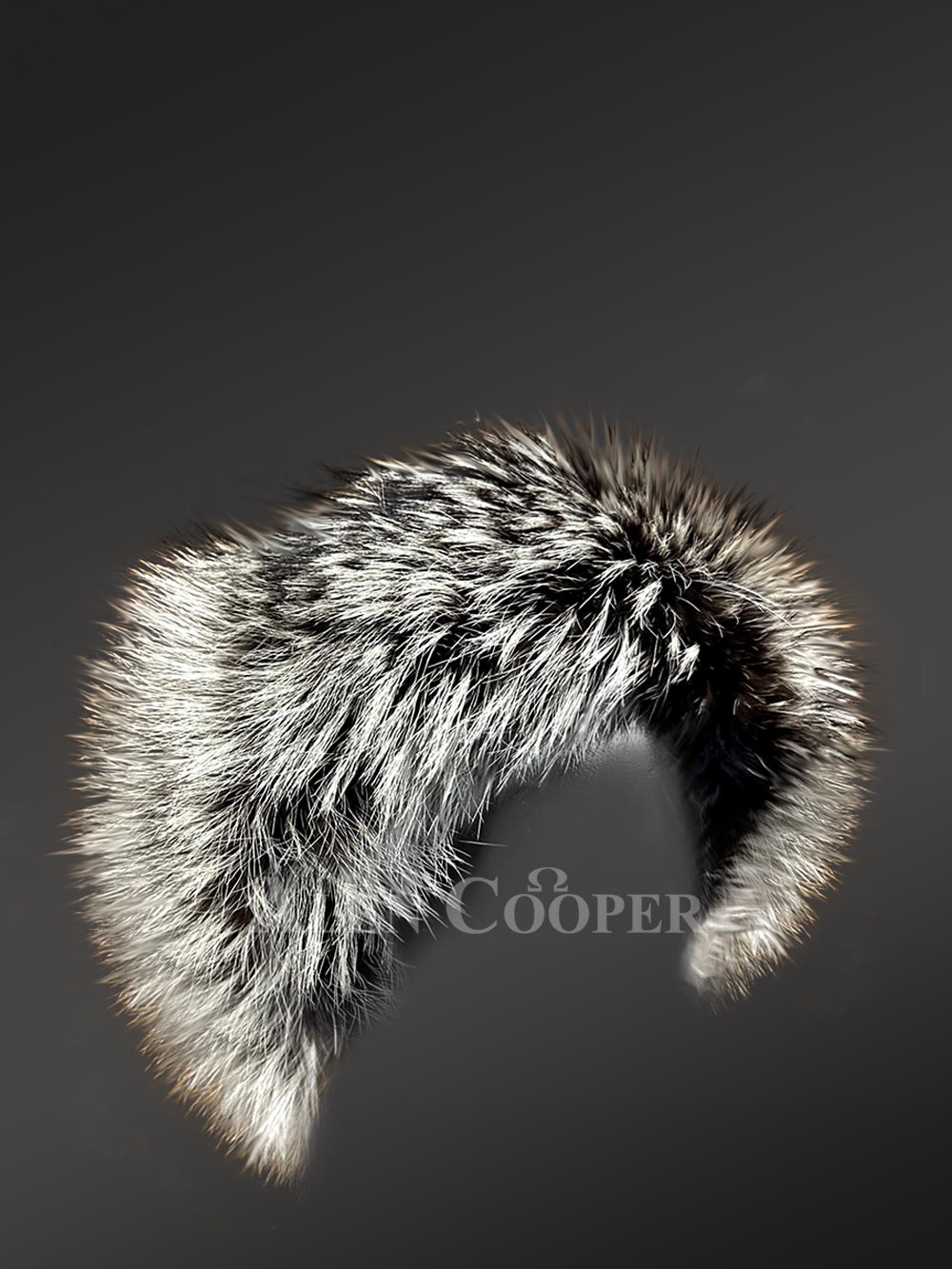 Silver Fox Fur Headband