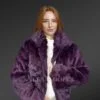 Women’s Purple Rabbit Bomber Jacket (3)